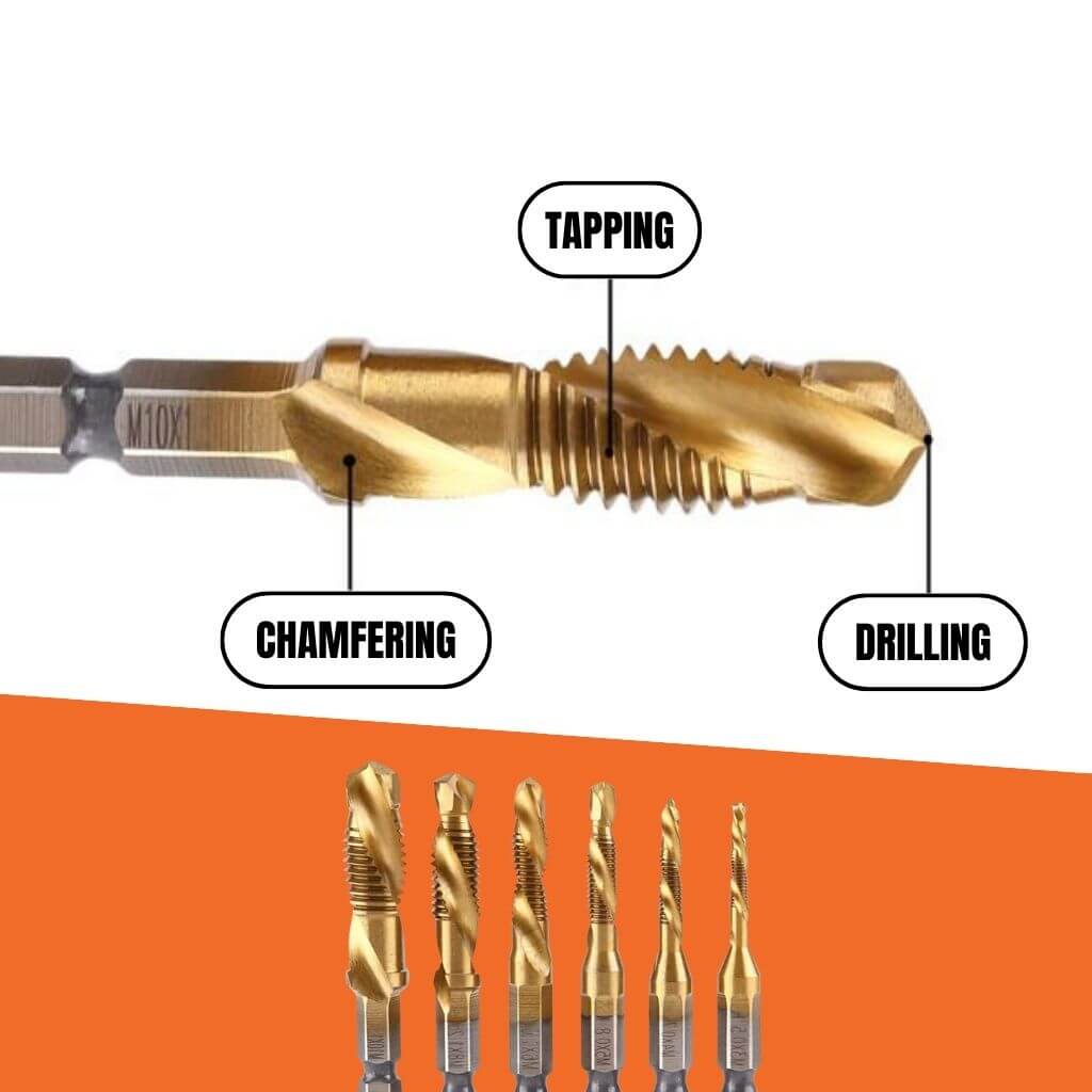 Handyteks™ Cobalt PowerDrill Set (6 pcs)