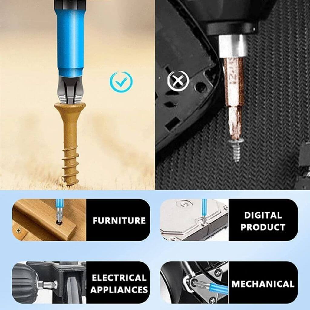 Handyteks™ Anti-Slip Drill Bit Set (6 Pcs)