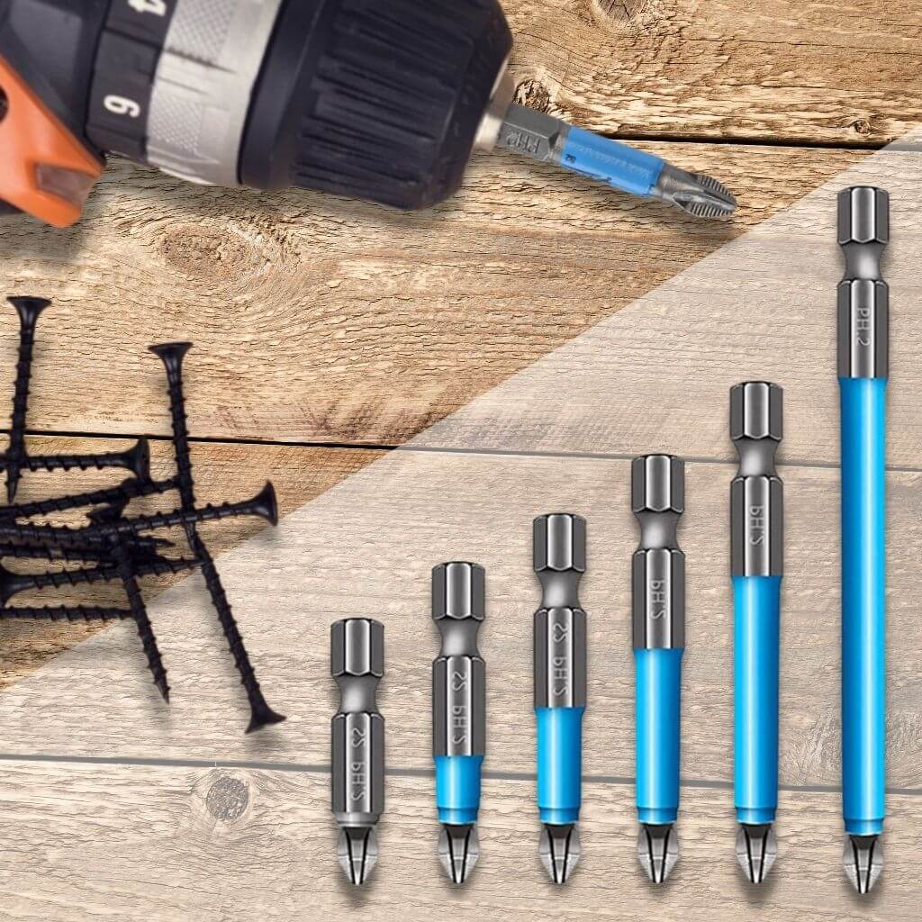 Handyteks™ Anti-Slip Drill Bit Set (6 Pcs)