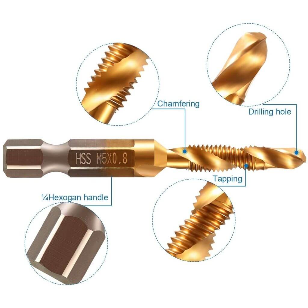 Handyteks™ Cobalt PowerDrill Set (6 pcs)