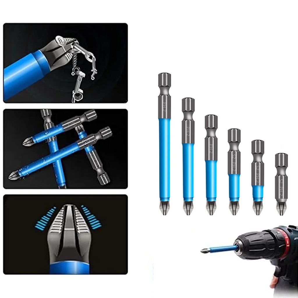 Handyteks™ Anti-Slip Drill Bit Set (6 Pcs)
